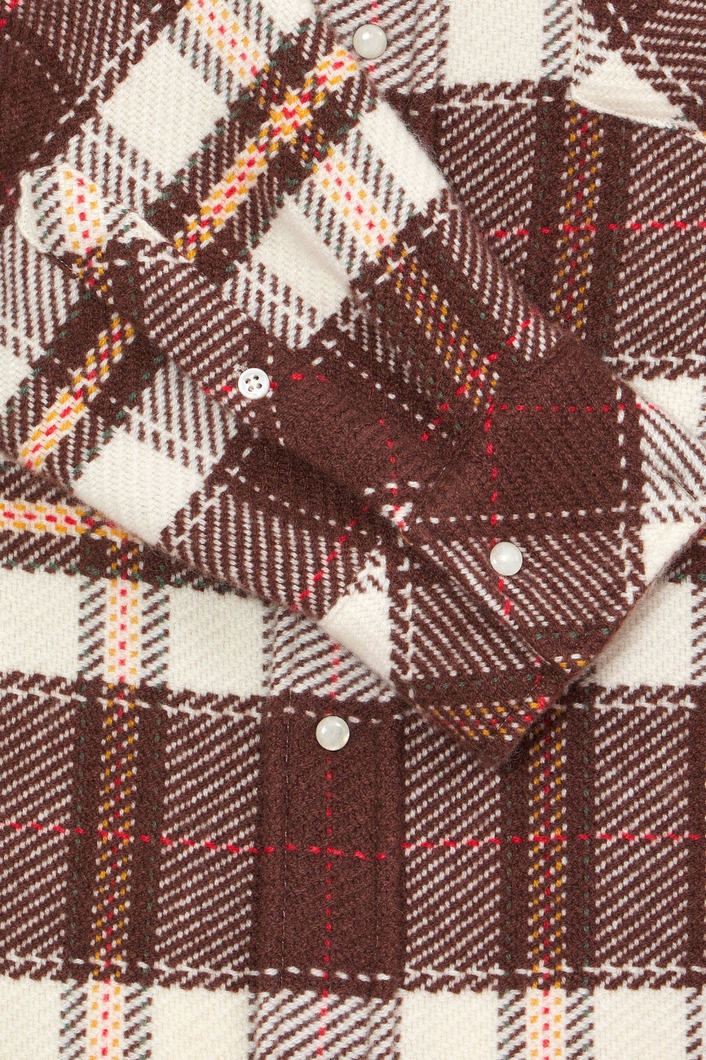Chestnut Tartan Cashmere Shirt