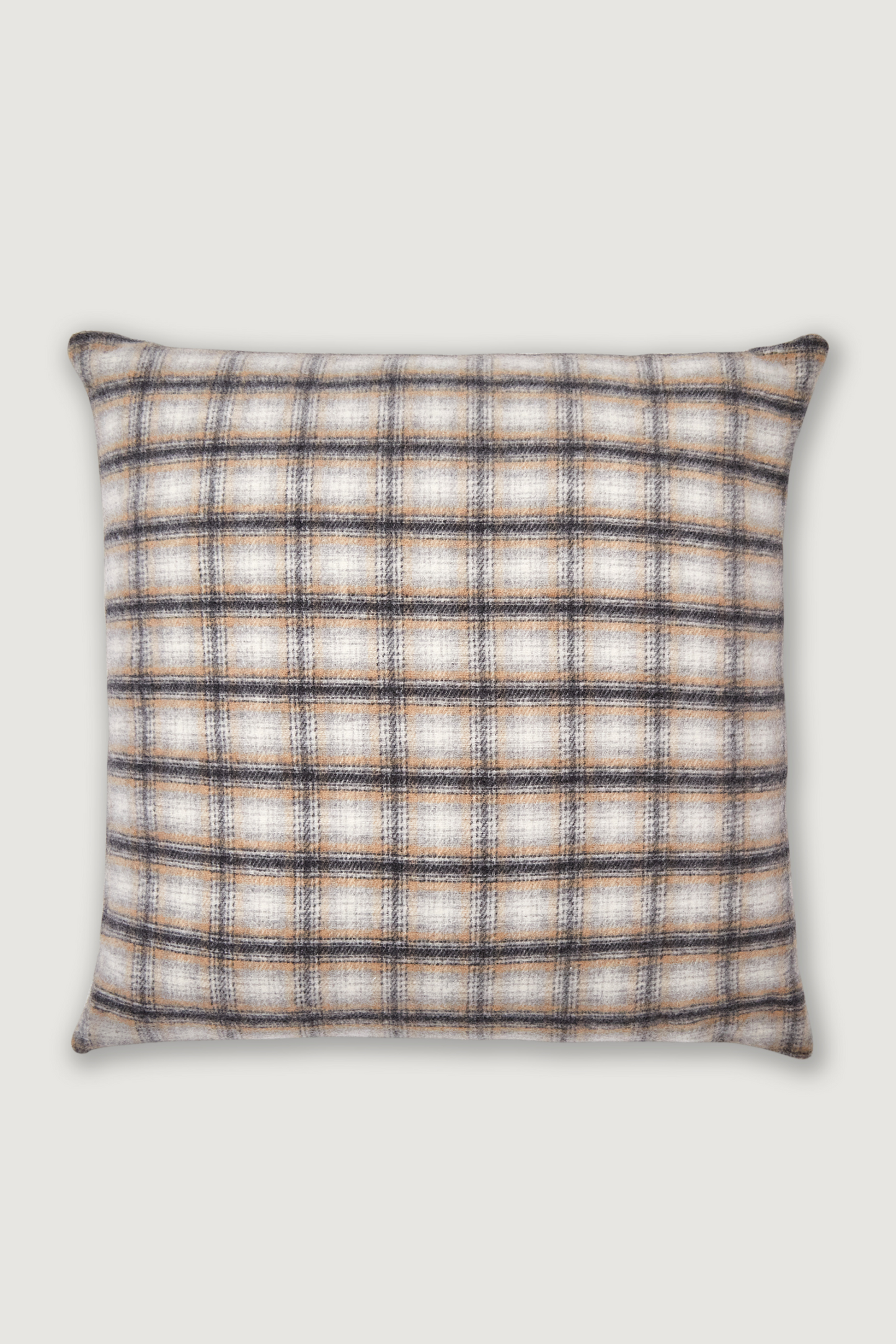 Elegant Neutral Tartan Pillow