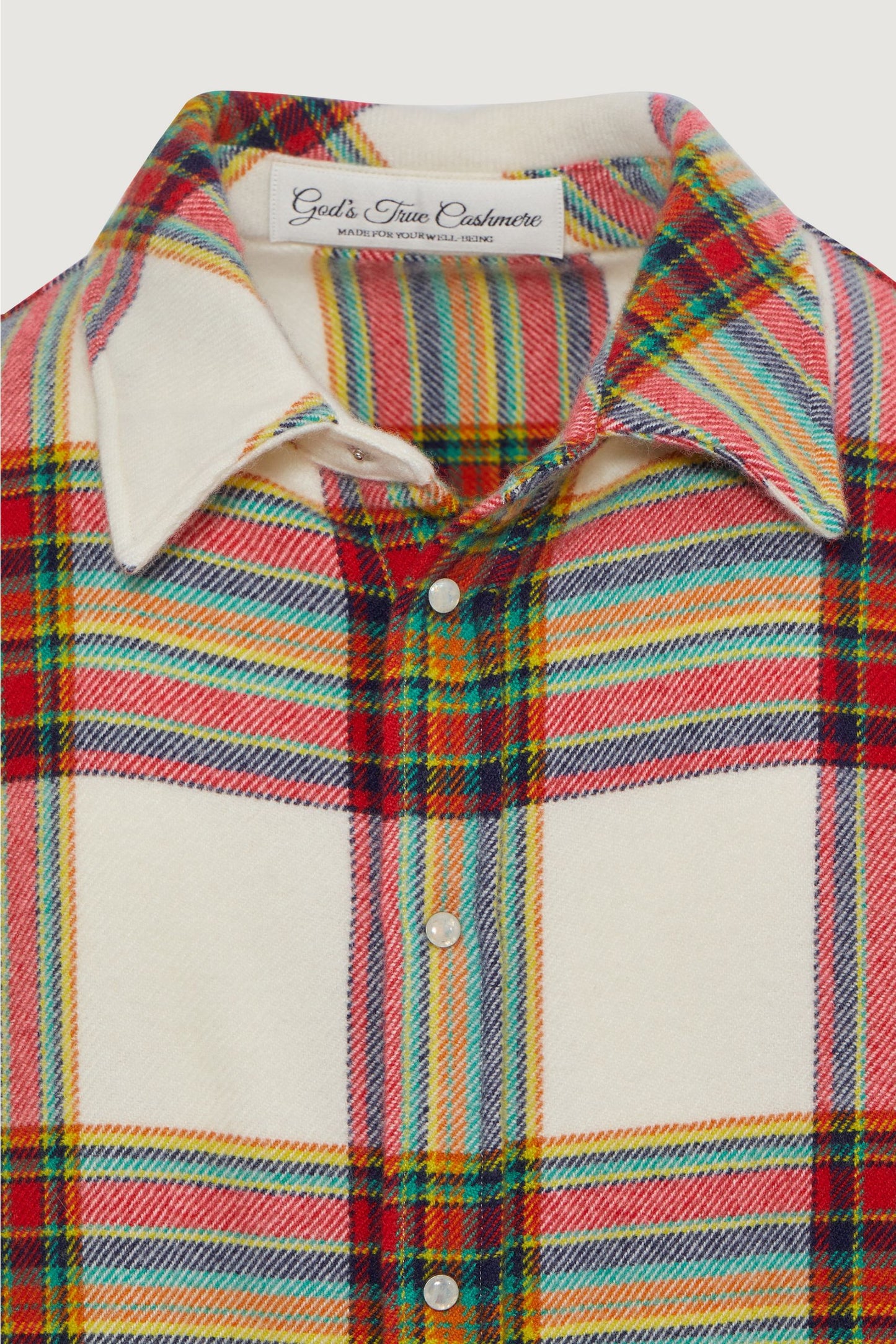 Happy Tartan Cashmere Shirt