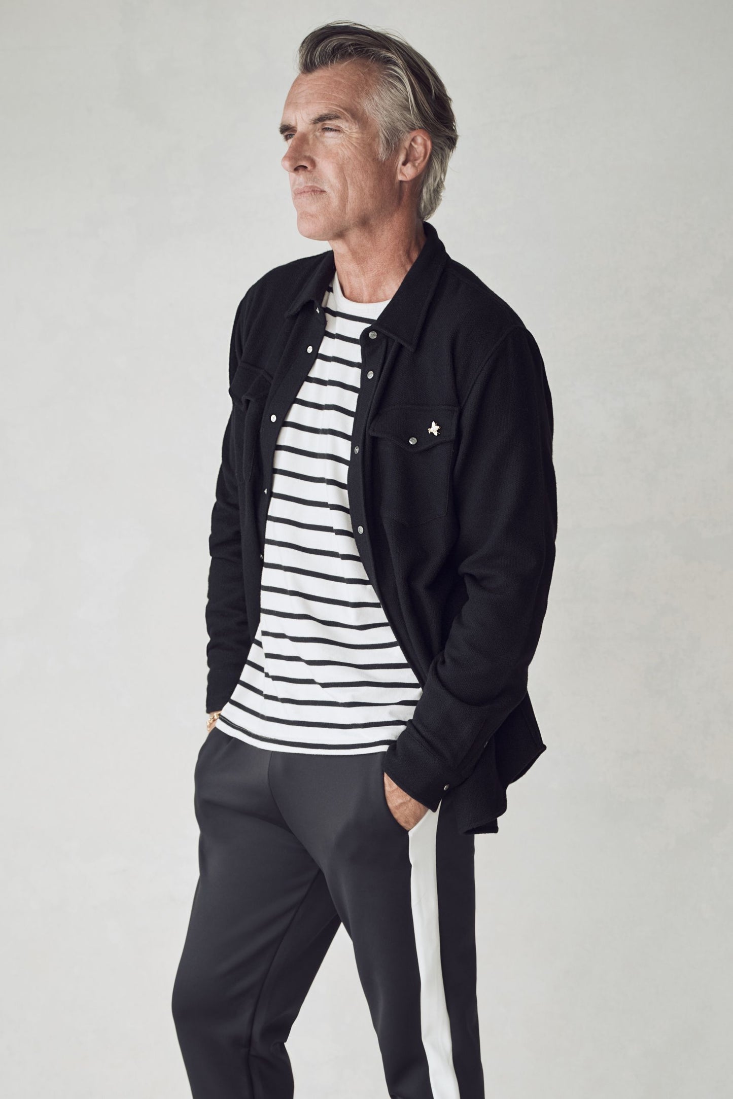 Black Cashmere Shirt