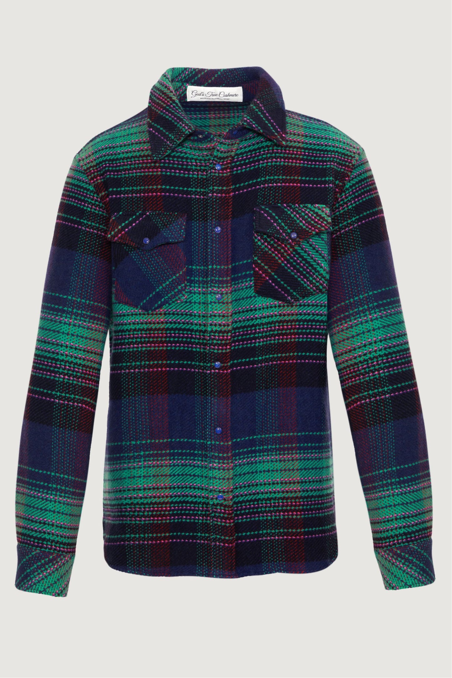 Venice Tartan Cashmere Shirt