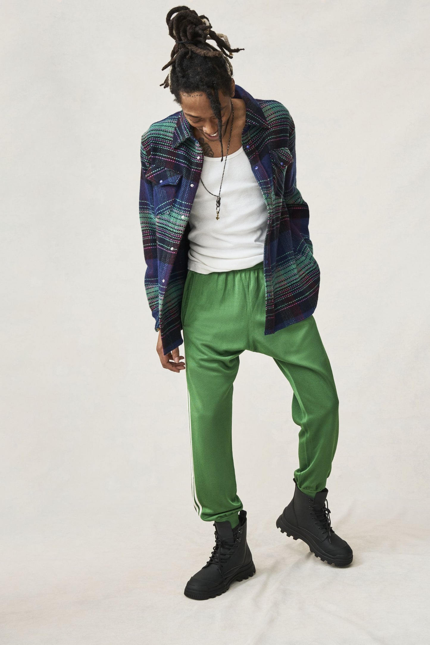 Venice Tartan Cashmere Shirt