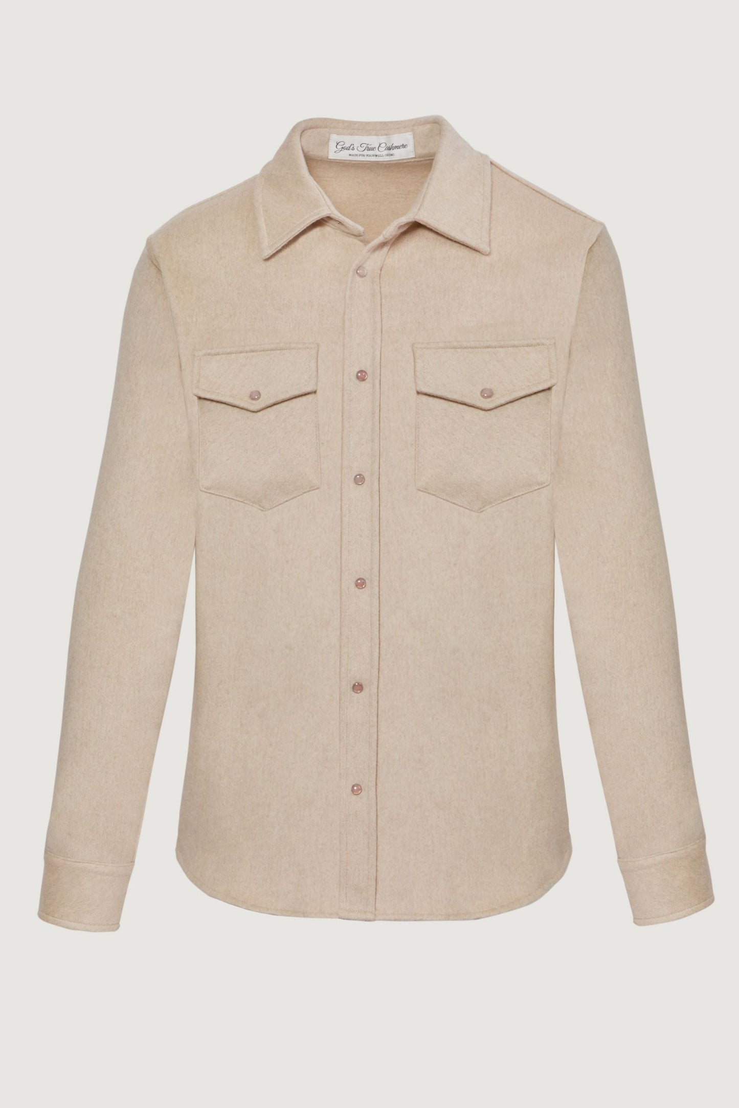 Oatmeal Cashmere Shirt