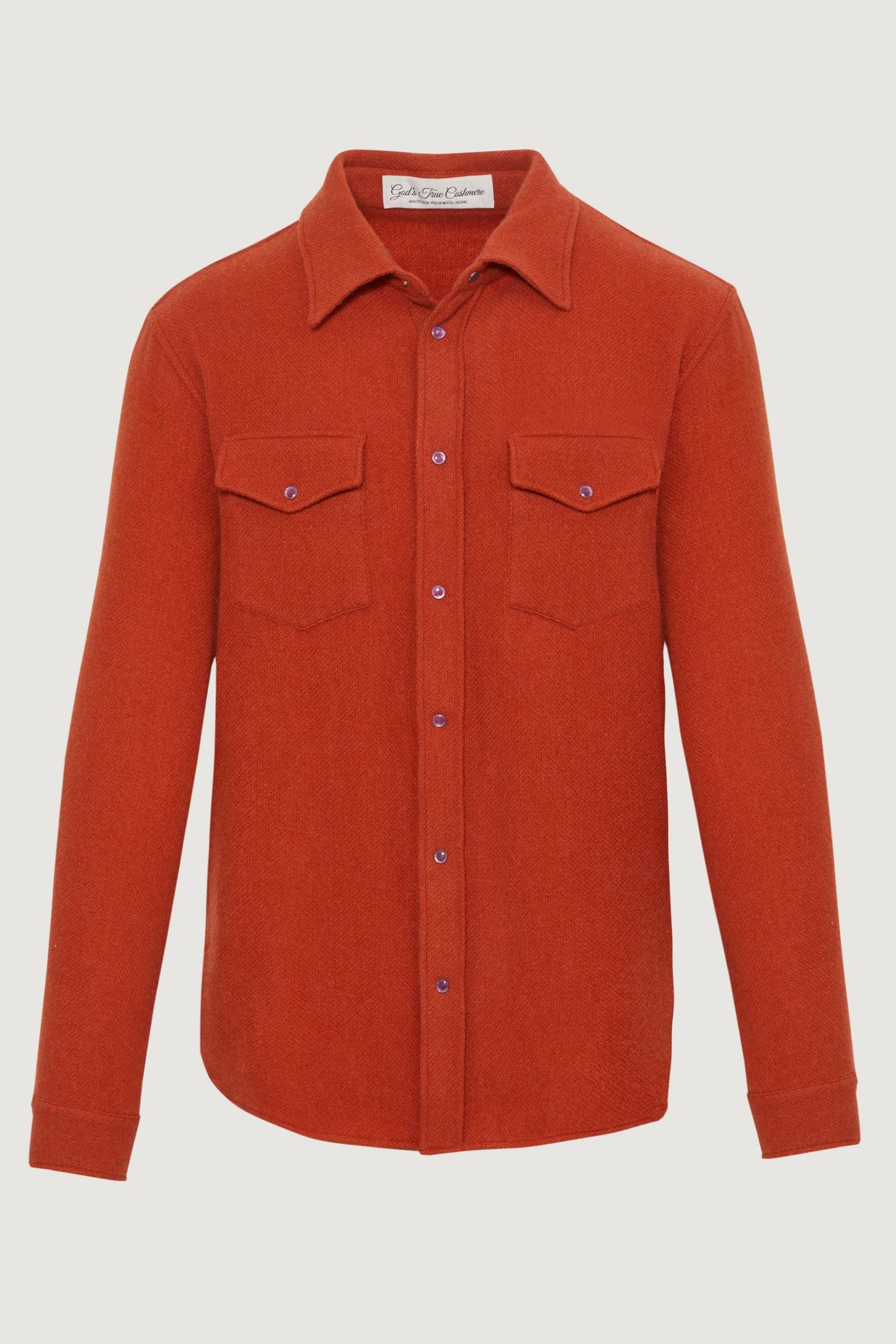 Rust Cashmere Shirt