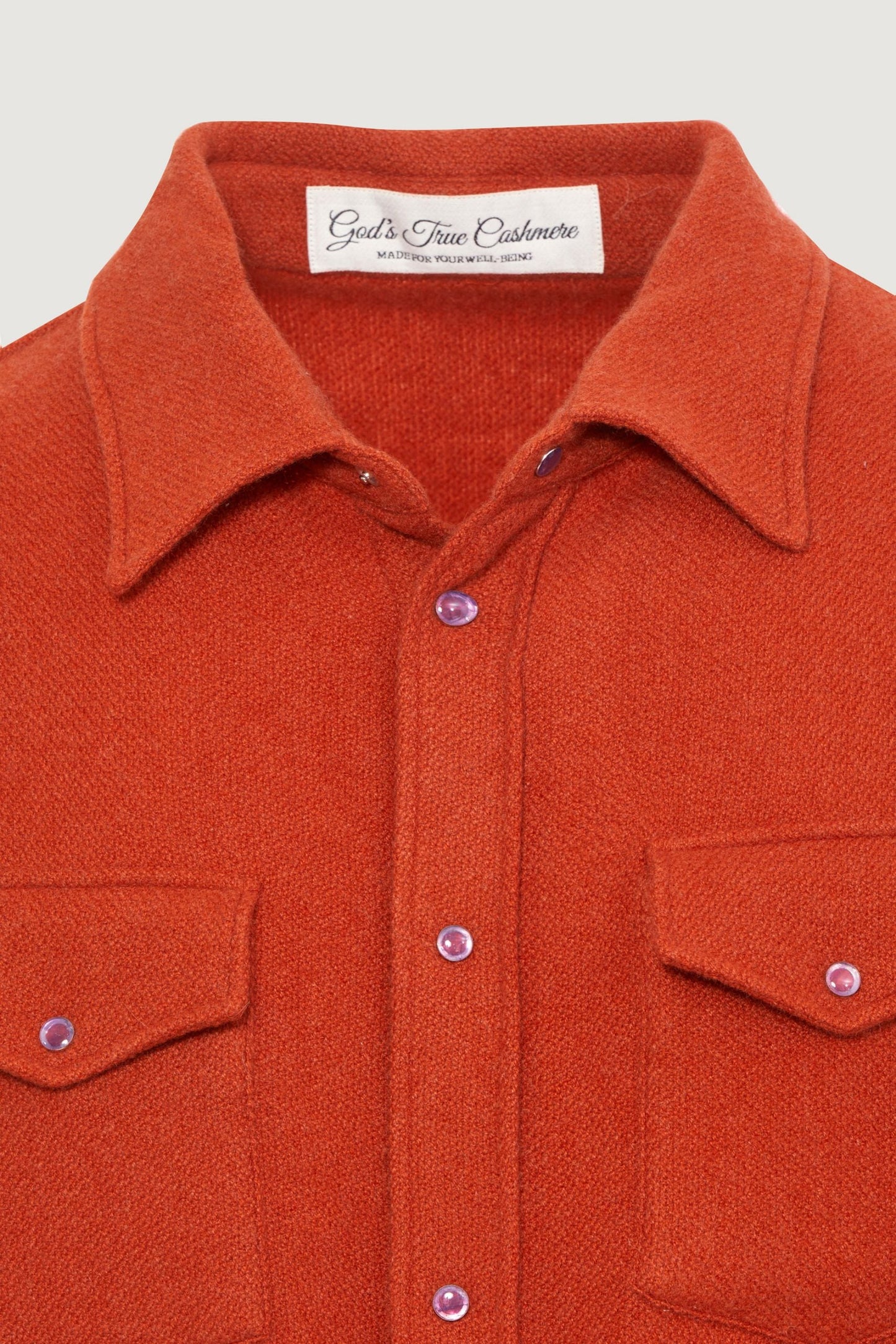 Rust Cashmere Shirt