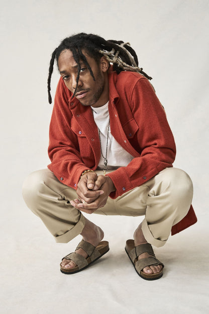 Rust Cashmere Shirt