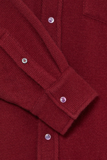 Bordeaux Cashmere Shirt