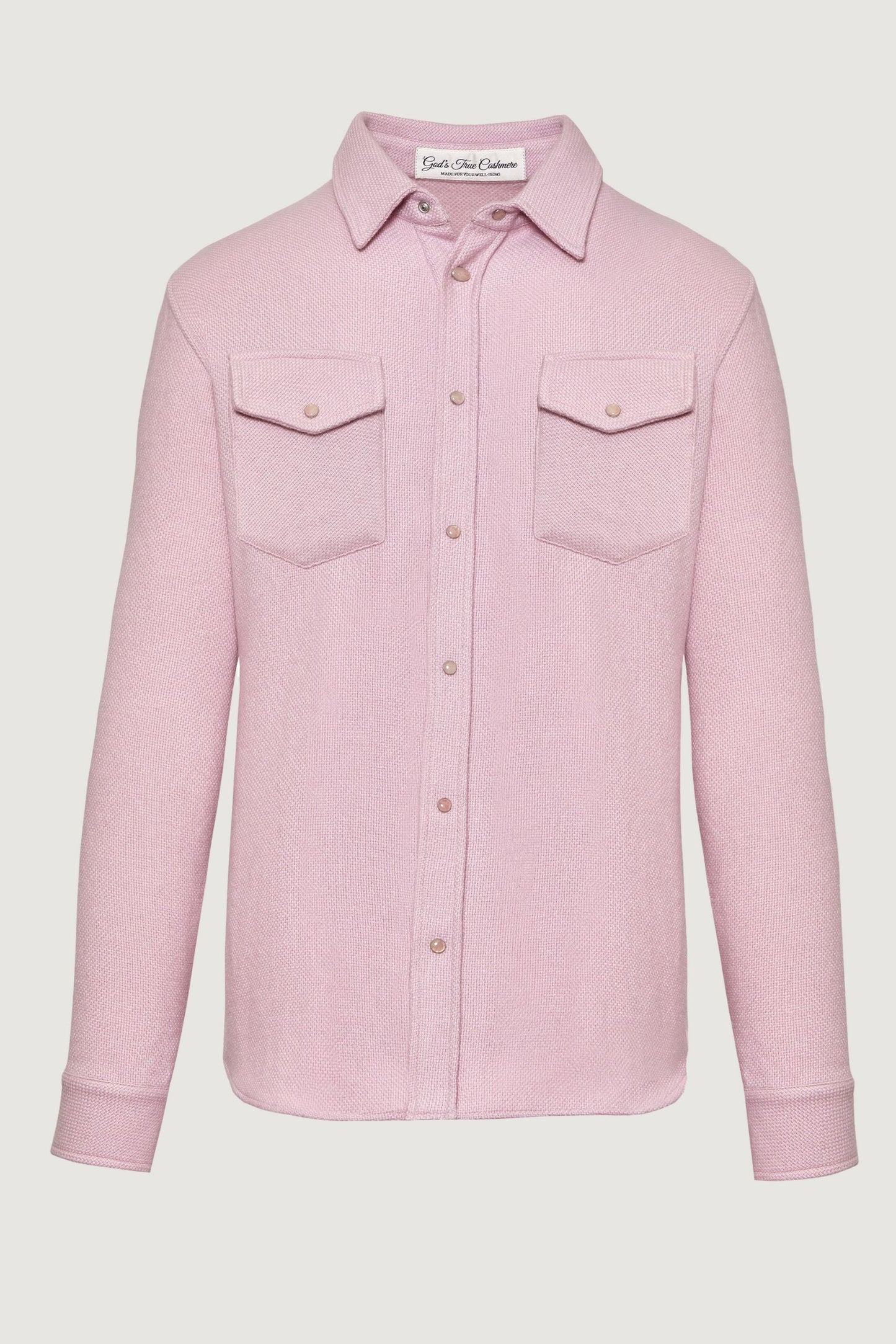 Dusty Rose Cashmere Shirt