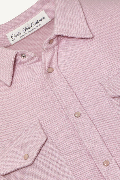 Dusty Rose Cashmere Shirt