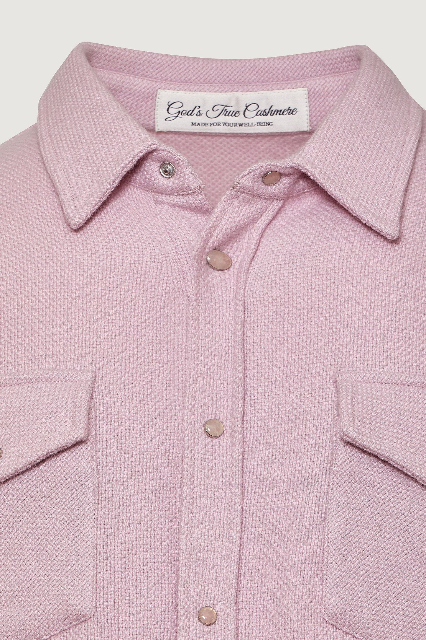 Dusty Rose Cashmere Shirt