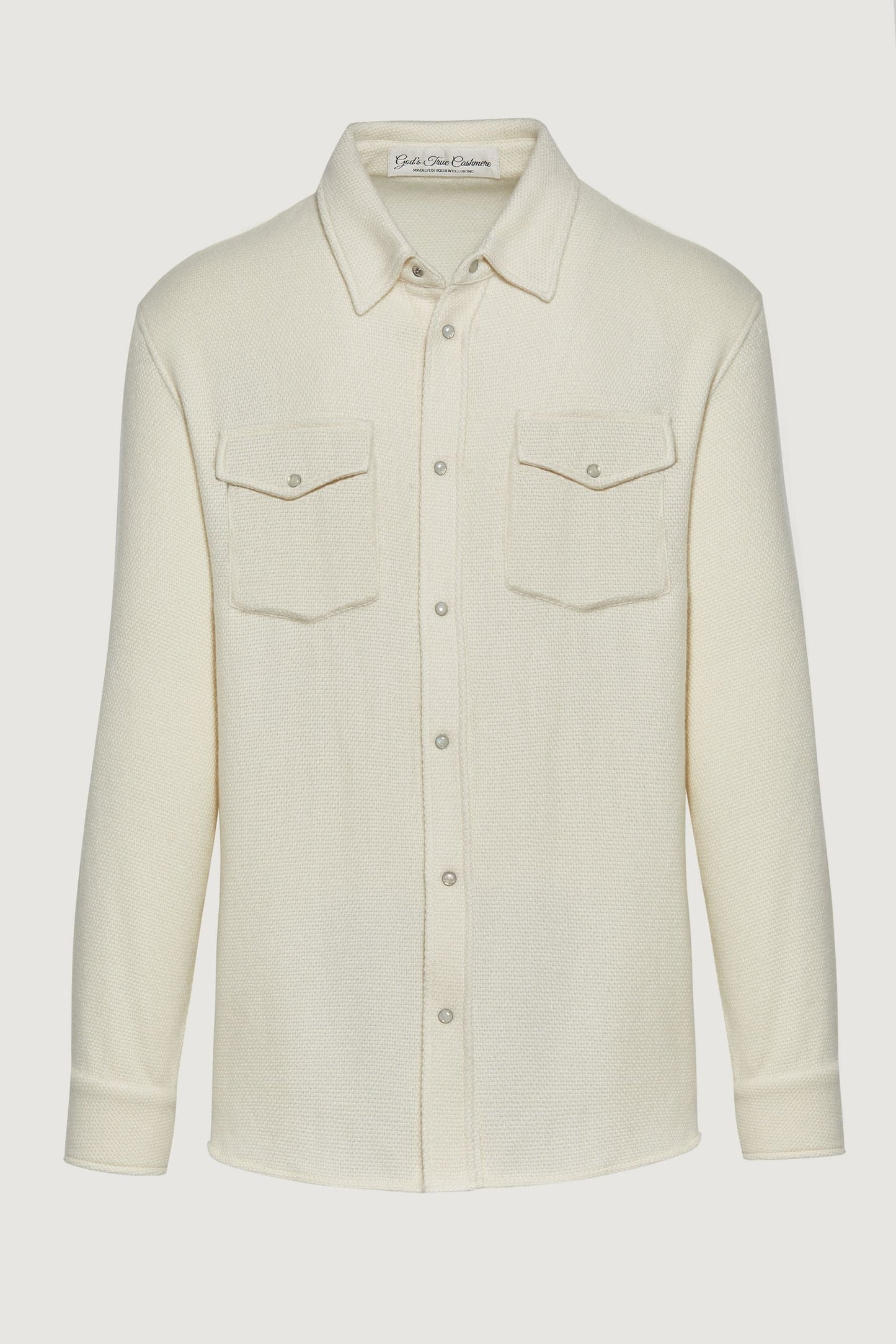 Ivory Cashmere Shirt