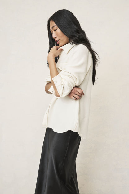 Ivory Cashmere Shirt