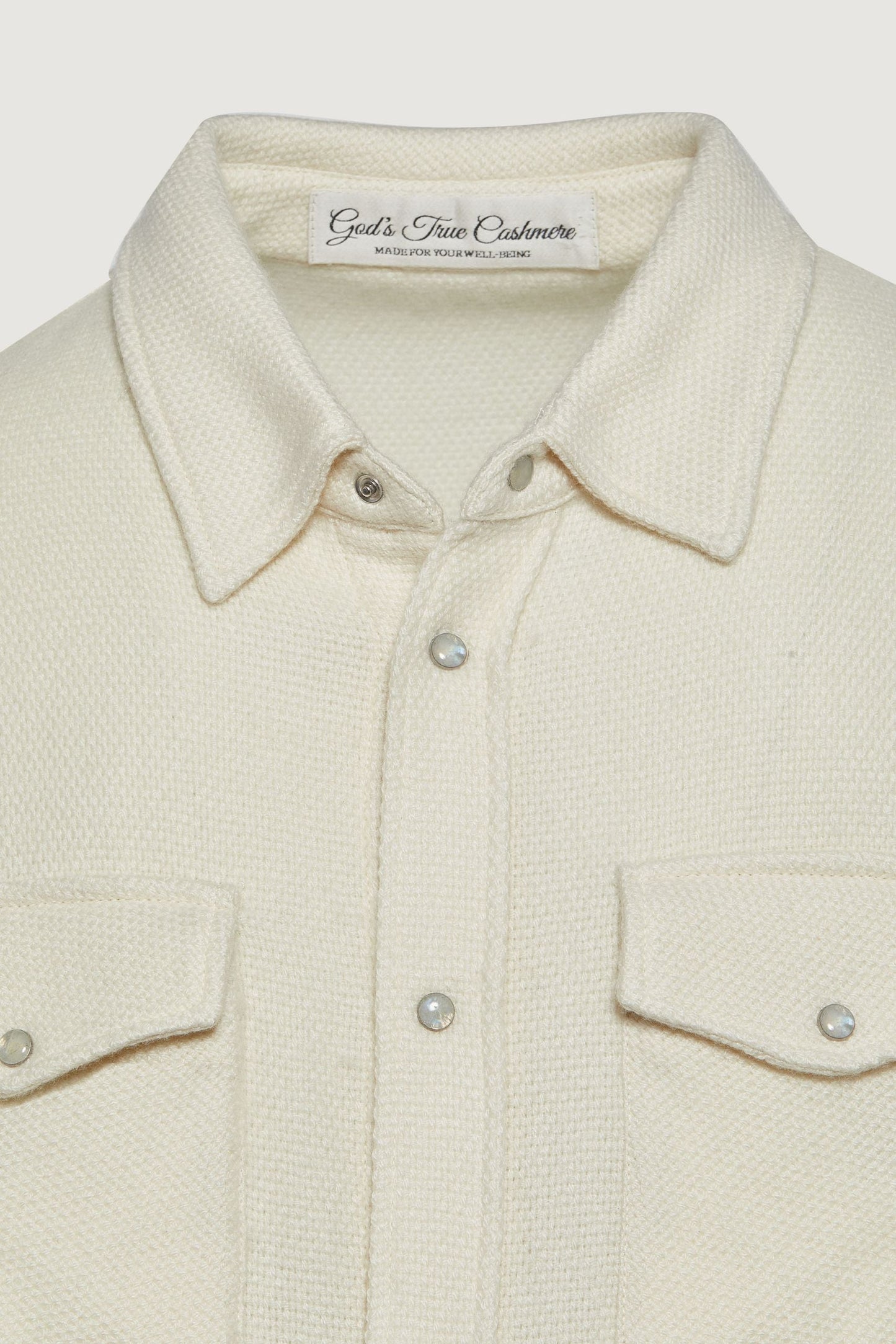 Ivory Cashmere Shirt