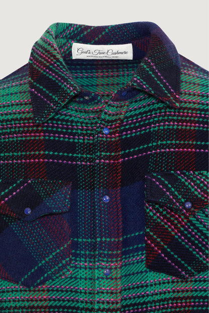 Venice Tartan Cashmere Shirt