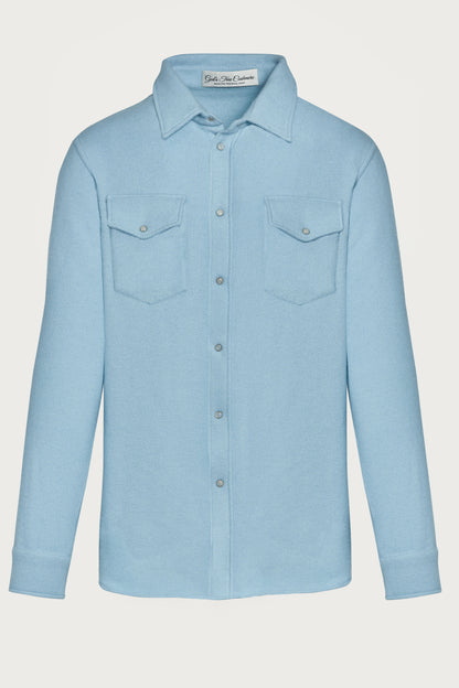 Azure Cashmere Shirt