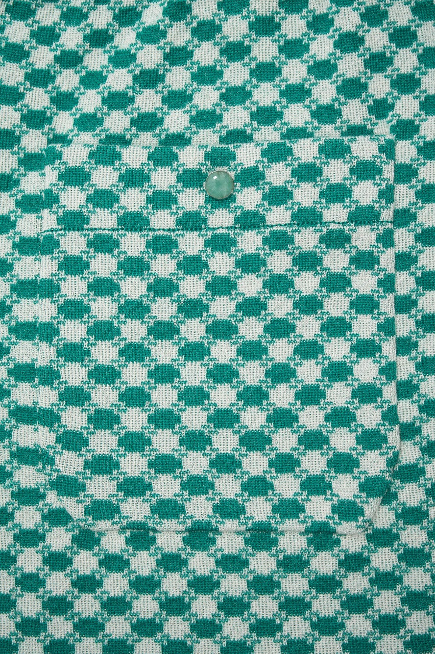 Emerald Dot Cashmere Surf Short