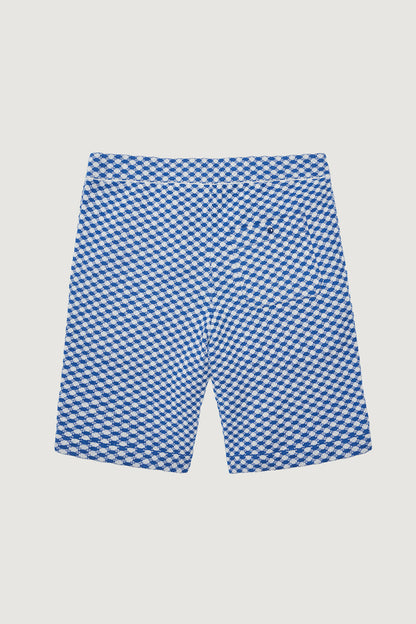 Lapis Dot Cashmere Boat Short