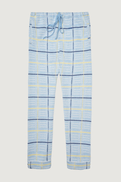 Rain Tartan Knit Cashmere Trouser