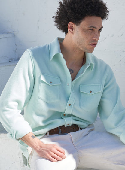 Mint Cashmere Shirt