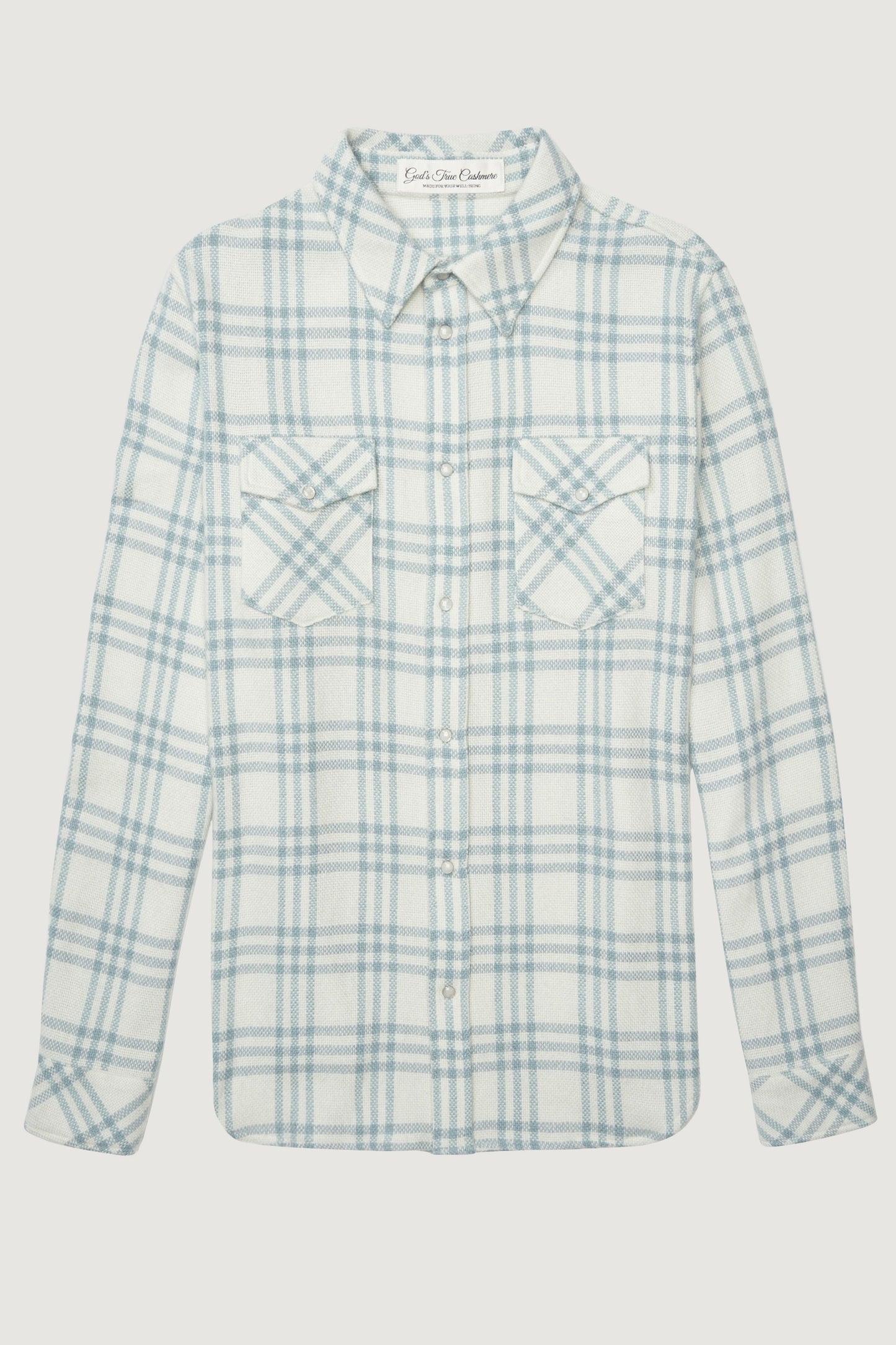 Morning Dew Tartan Cashmere Shirt