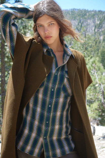 A-Basin Tartan Cashmere Shirt