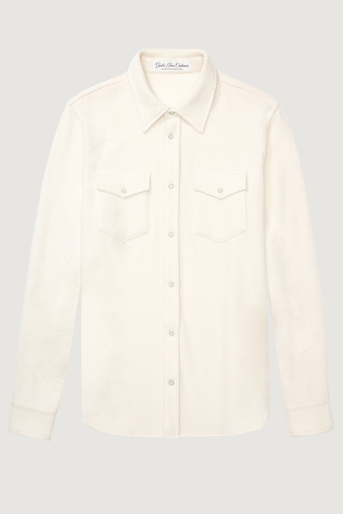 Ivory Cashmere Shirt