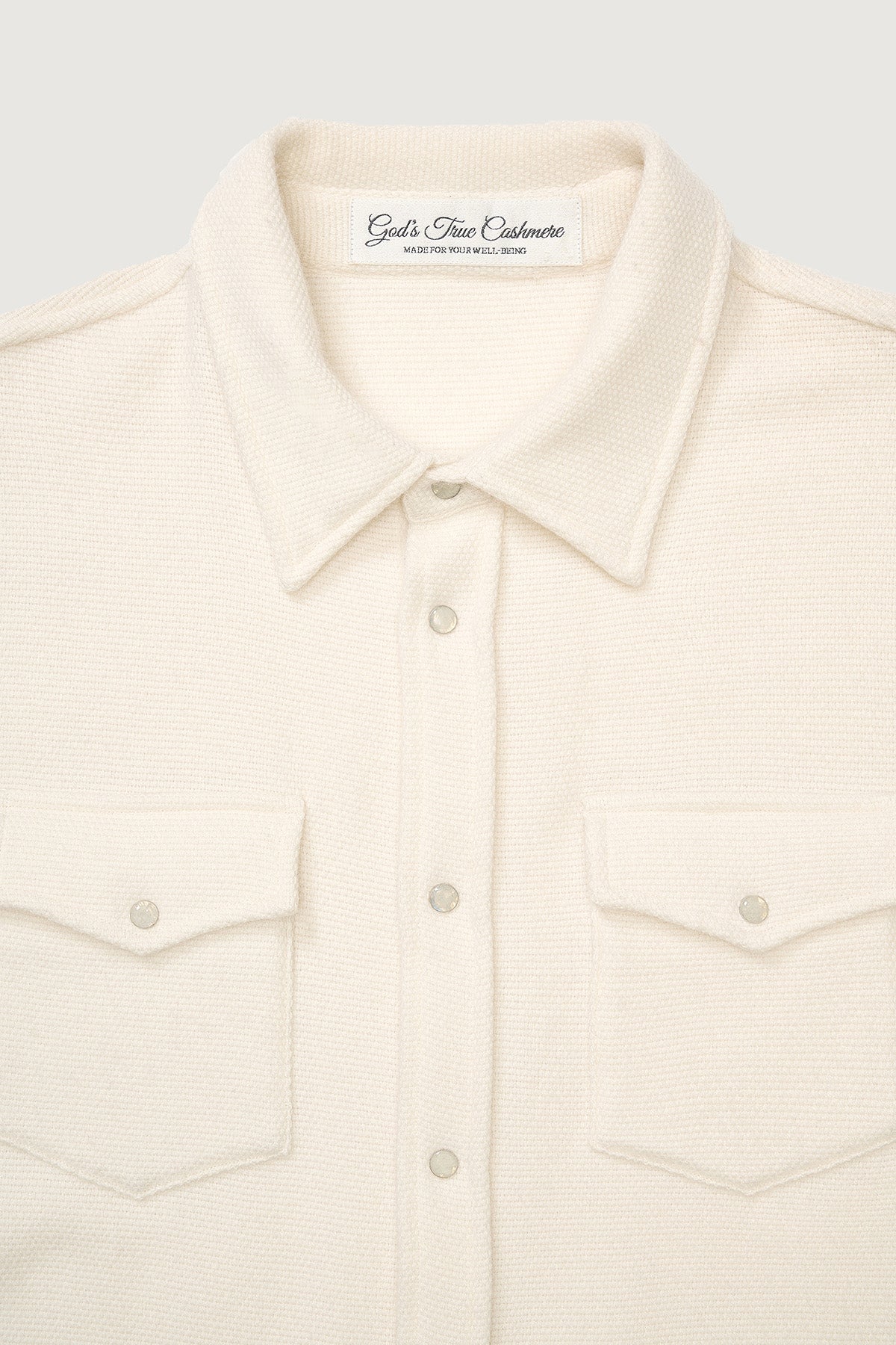 Ivory Cashmere Shirt