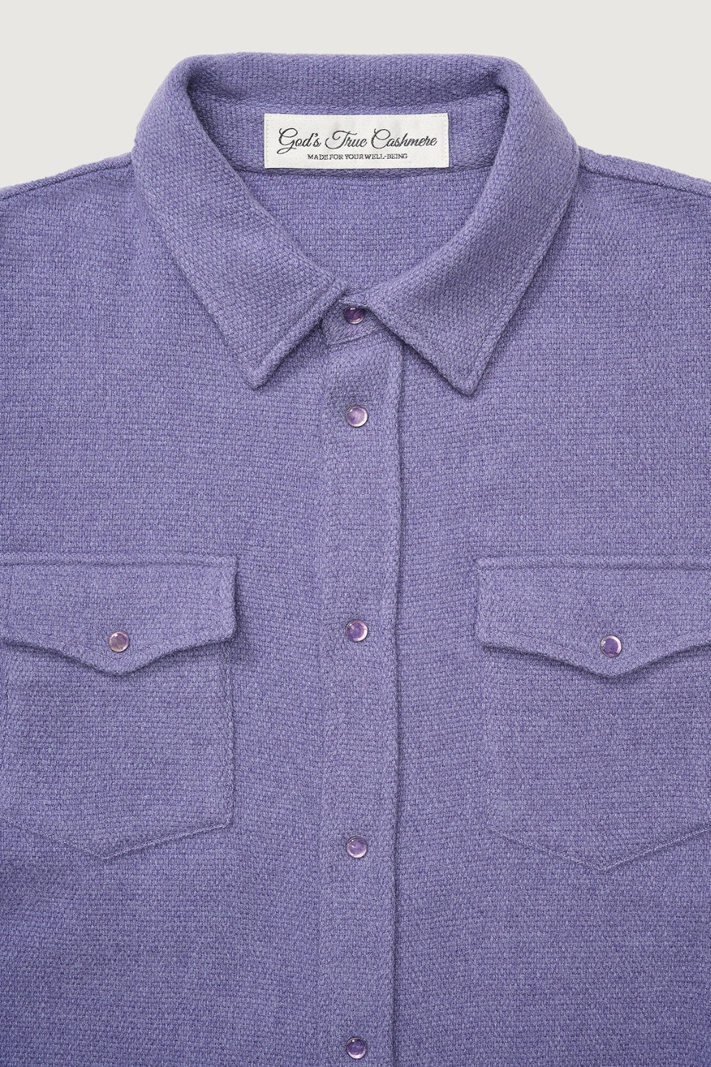 Lavender Cashmere Shirt