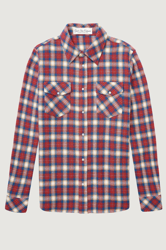 Ski Santa Fe Tartan Cashmere Shirt