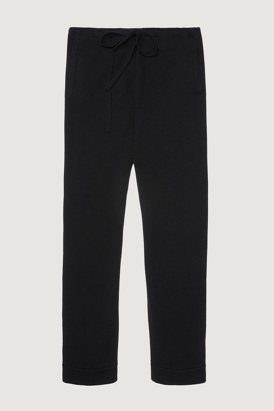 Black Milano Cashmere Knit Pant