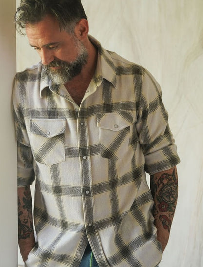 Moon Tartan Cashmere Shirt