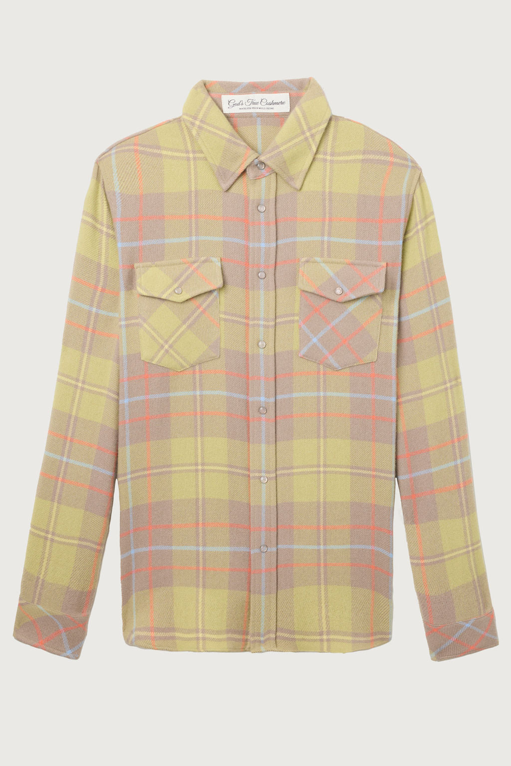 Earth Tartan Cashmere Shirt