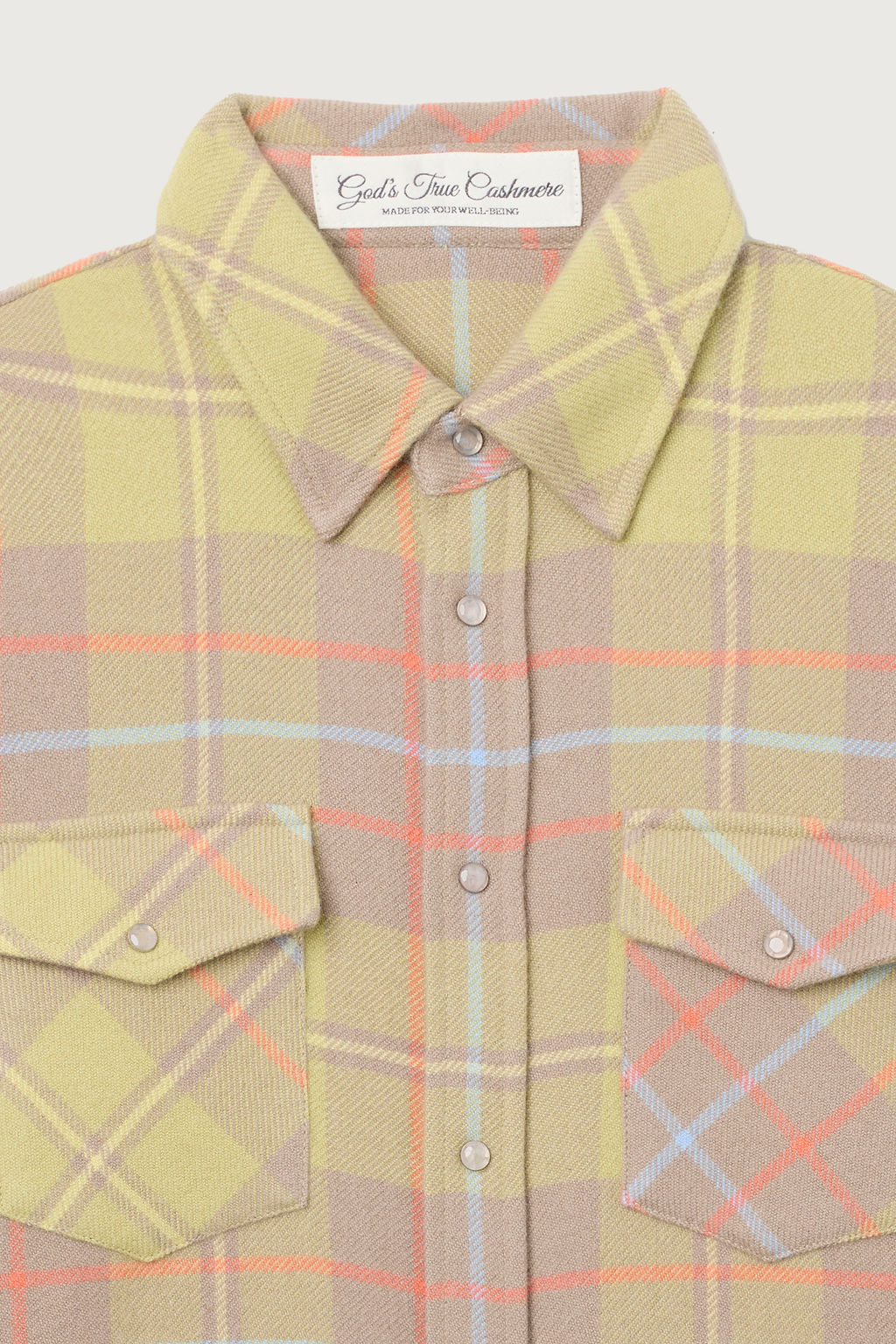 Earth Tartan Cashmere Shirt