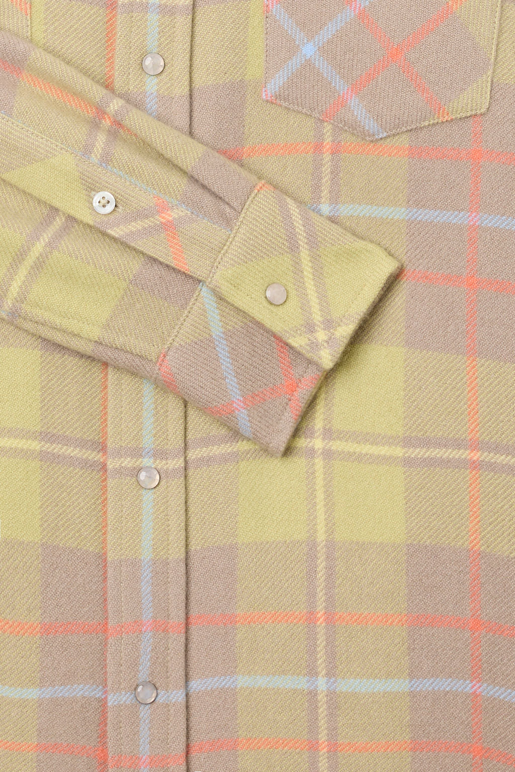 Earth Tartan Cashmere Shirt