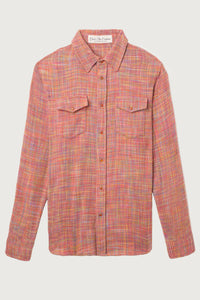 Flower Space Dye Cashmere Shirt