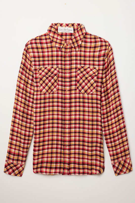 Time Tartan Cashmere Shirt