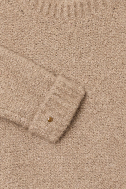 Taupe Cloud Cashmere Sweater