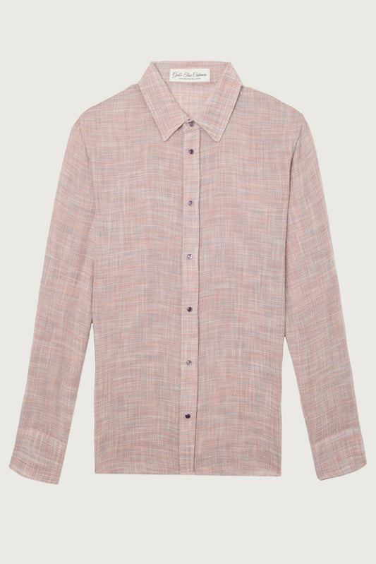 Space Dye Gauze Cashmere Shirt