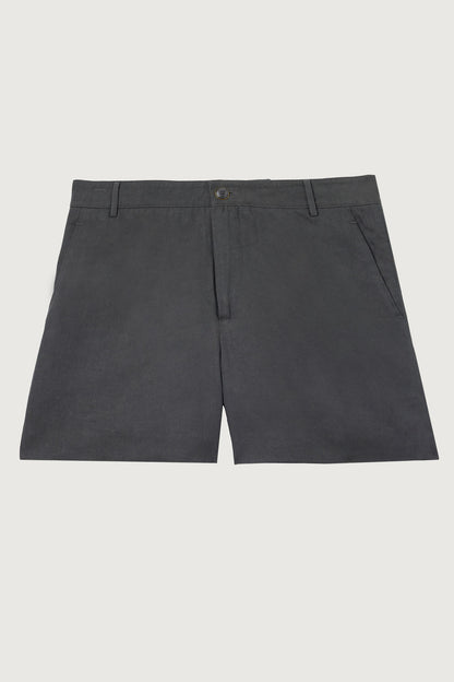 Charcoal Linen Short