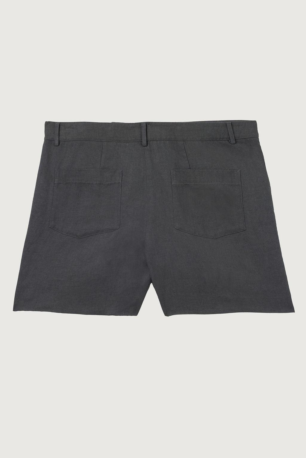 Charcoal Linen Short
