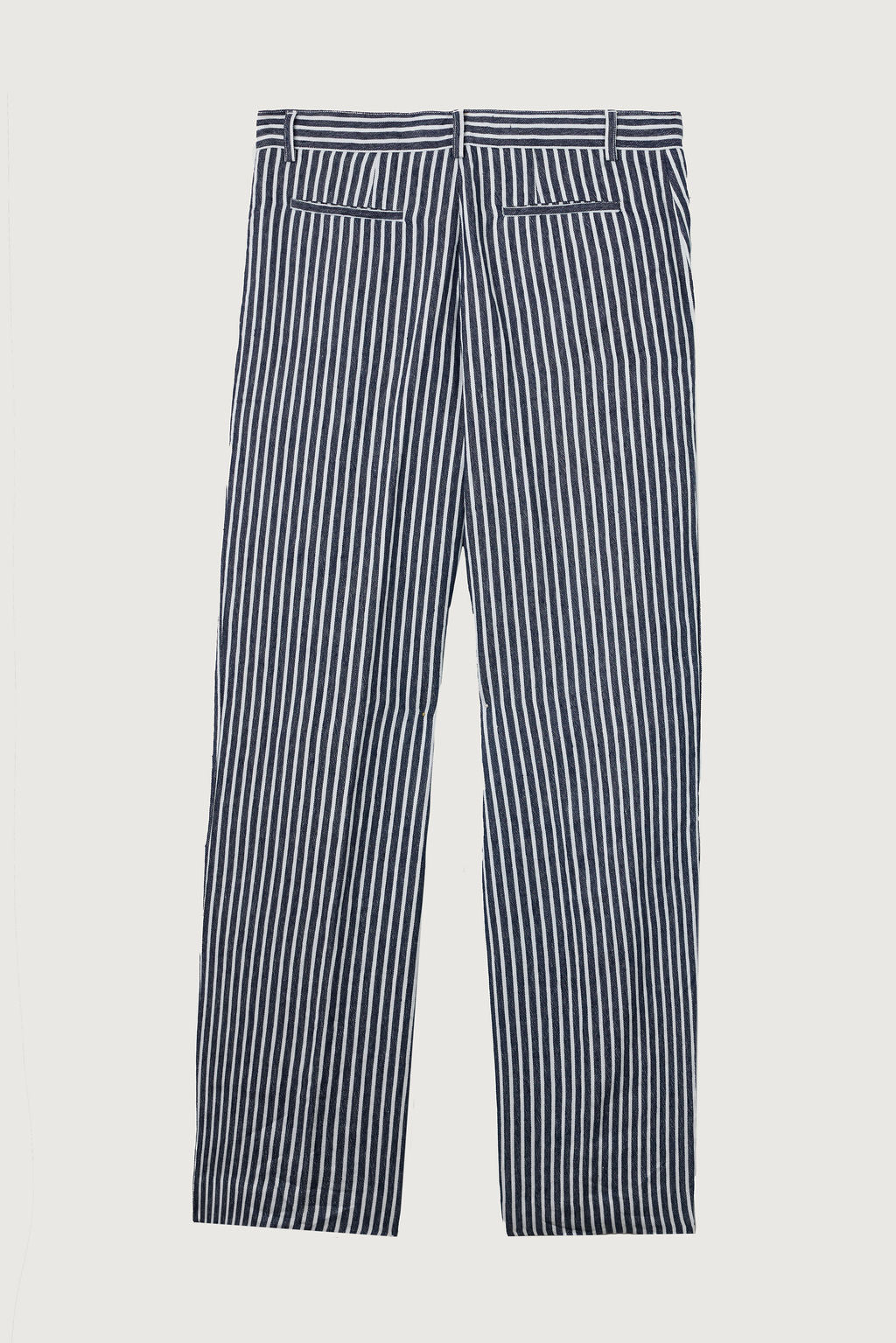 Navy Stripe Linen Pant