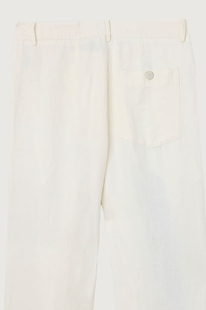 Ivory Linen Pant