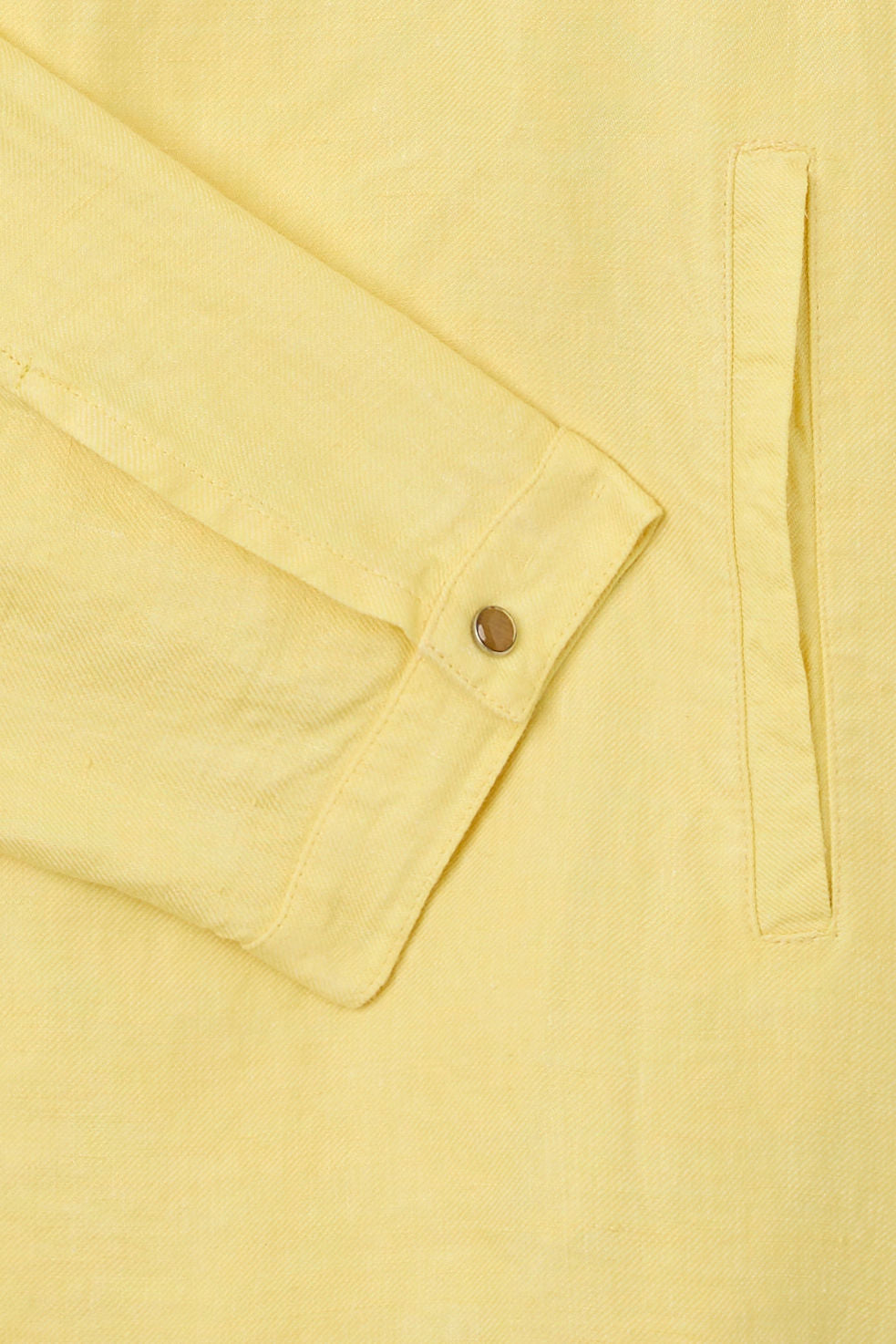 Butter Yellow Linen Anorak