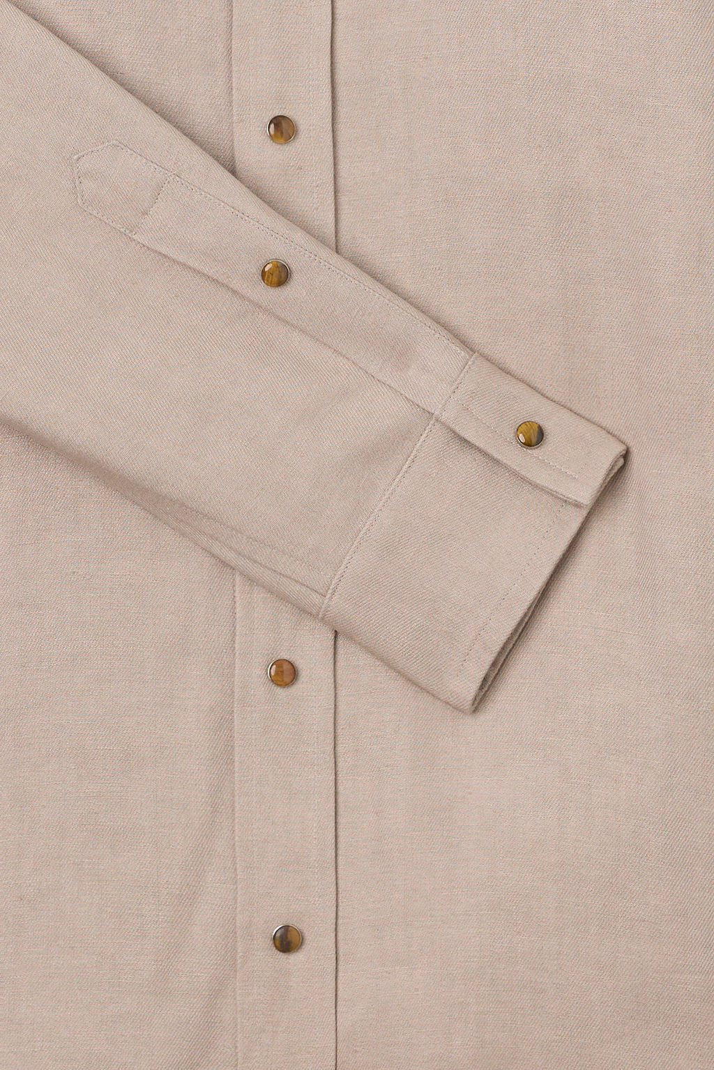 Tan Linen Shirt