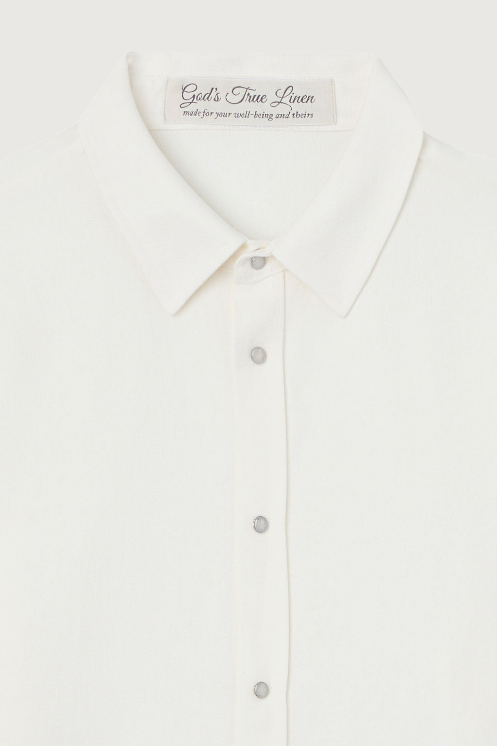 Ivory Linen Shirt