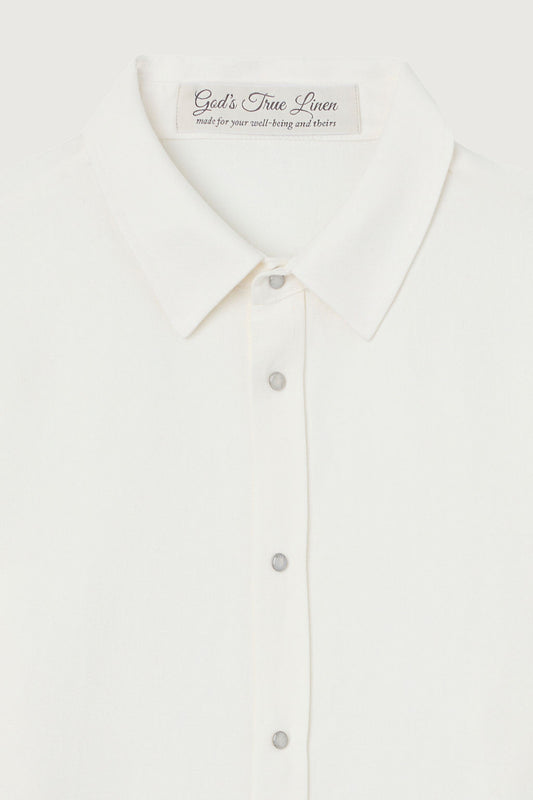 Ivory Linen Shirt