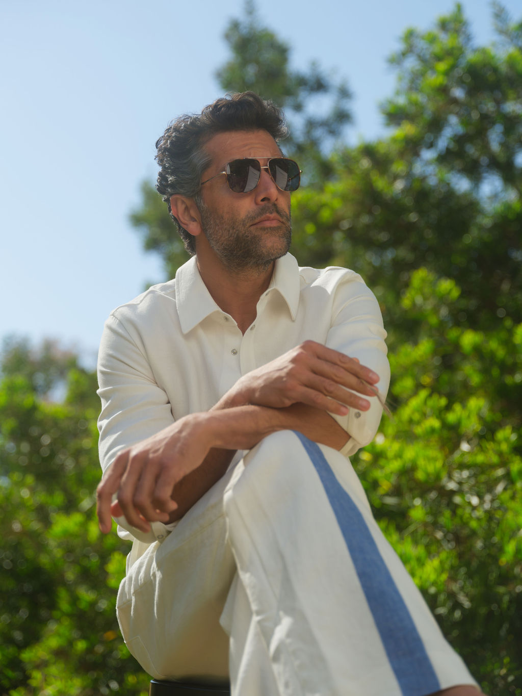 Ivory Linen Shirt