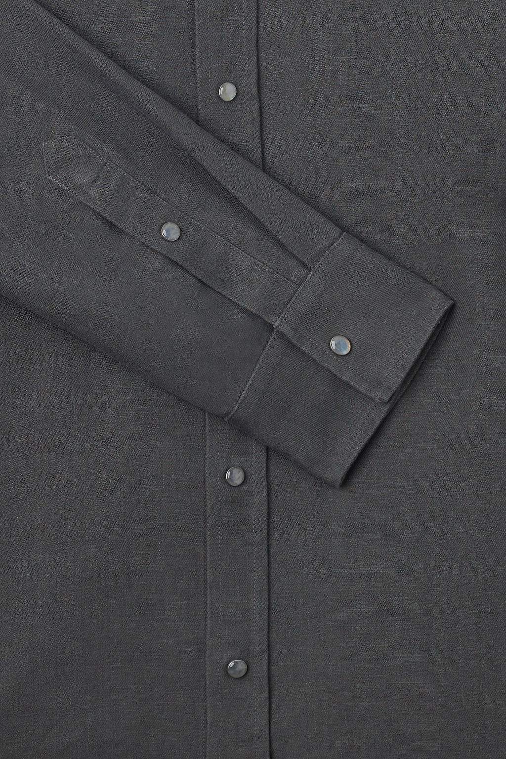Charcoal Linen Shirt