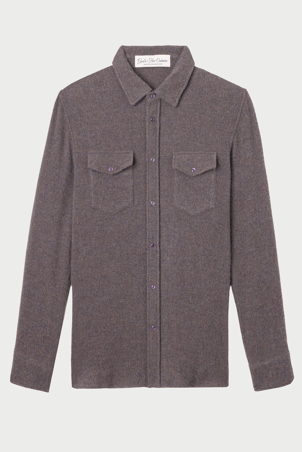 Espresso Cashmere Shirt