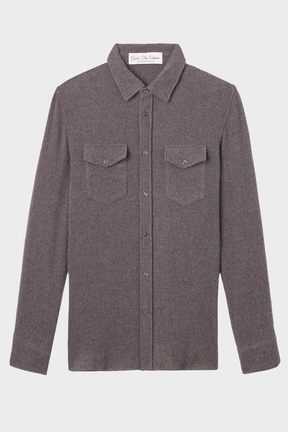 Espresso Cashmere Shirt